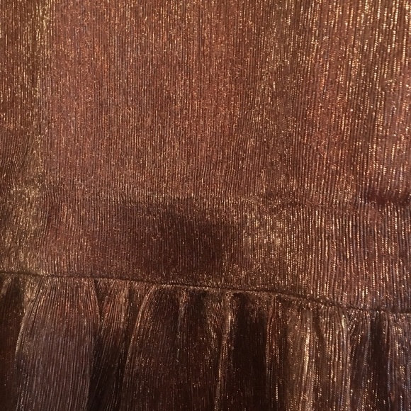 NWT J. Crew Collection Rose Gold Flutter Skirt 8 - Picture 3 of 8